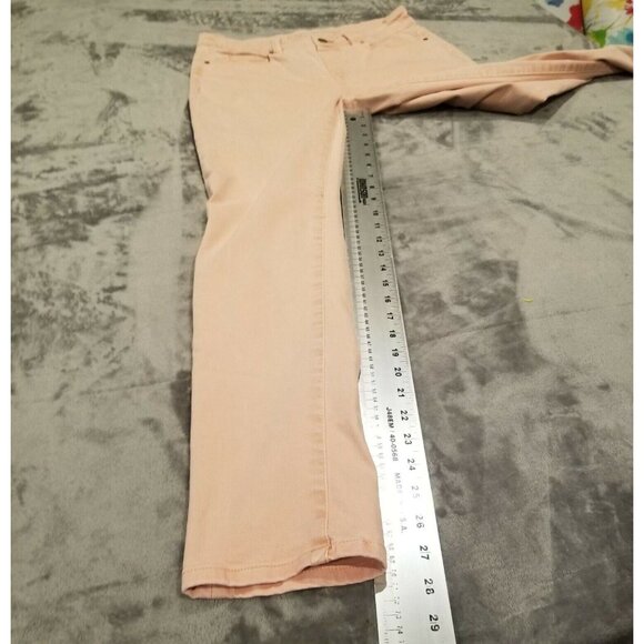 Soft Surroundings 2AN42 Women High-Rise Pull on Leggings Jeans Orange Stretch - Picture 7 of 7